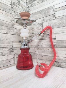 Кальян Hookah Ediz Red высотой 30 см на 1 персону 1577062301 фото