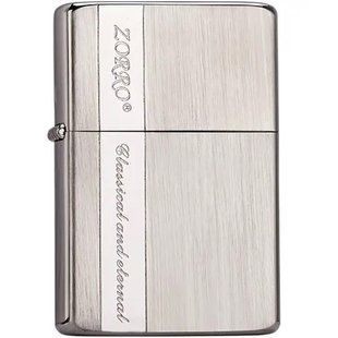 Запальничка бензинова ZORRO Classical and Eternal Silver LI_P_364Silver фото